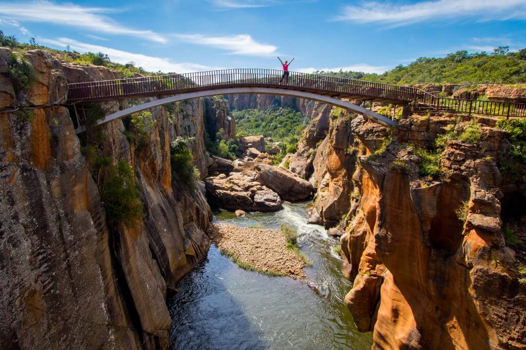 Brug bij Bourke's Luck Potholes Blyde River